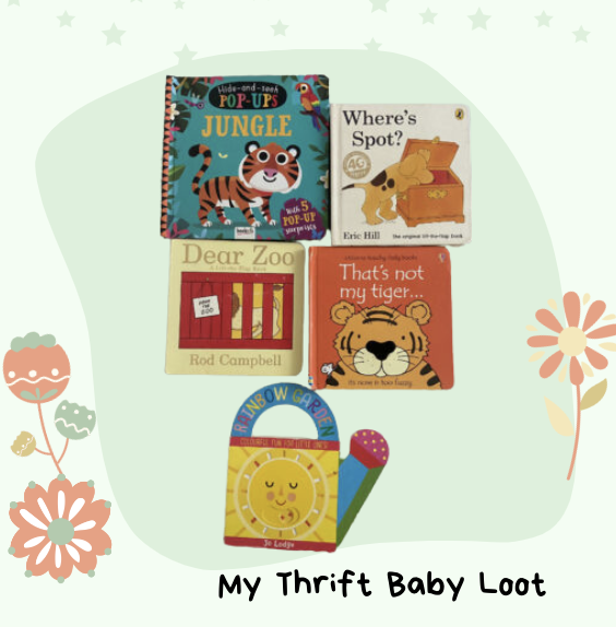 Assorted preloved bestseller baby books - picture books, Pop up Book, Lift the Flap books, Touch and Feel Book & Slide and See book